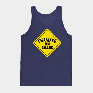 Chamaco on Board - Baby on Board - Yellow Sign Tank Top